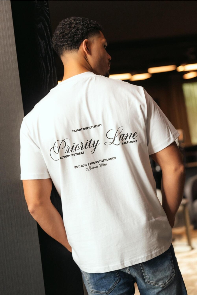 PRIORITY T SHIRT MM1 PS25 37 100 WHITE